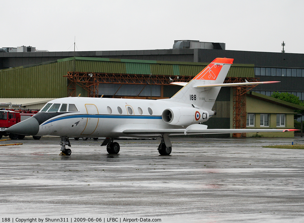 188, Dassault Falcon (Mystere) 20C C/N 188, Used as demo during LFBC Airshow 2009