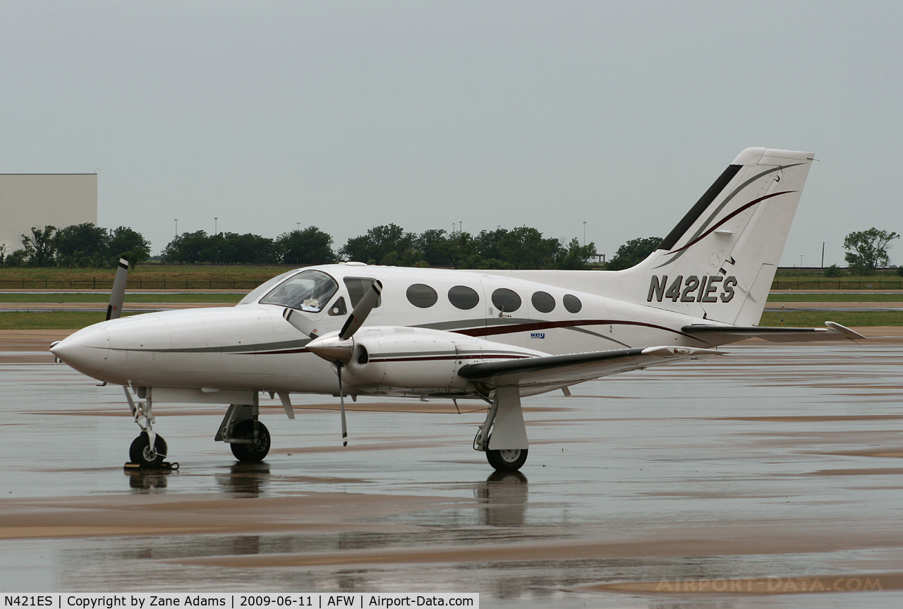 N421ES, 1979 Cessna 421C Golden Eagle C/N 421C0801, At Alliance, Fort Worth