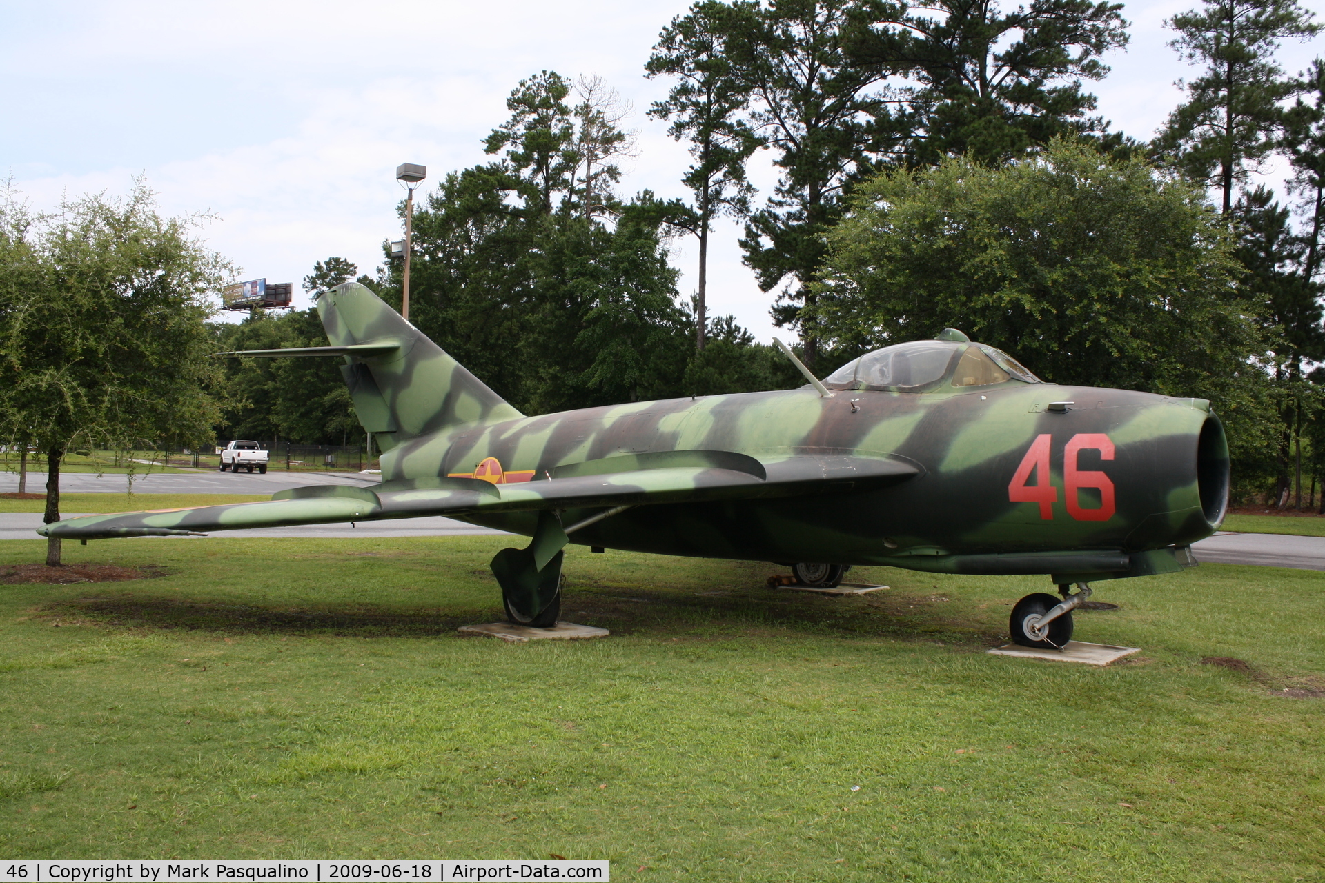 46, Mikoyan-Gurevich MiG-17A C/N 1589, MiG-17A cn 1589 on display at Mighty Eighth Air Force Museum