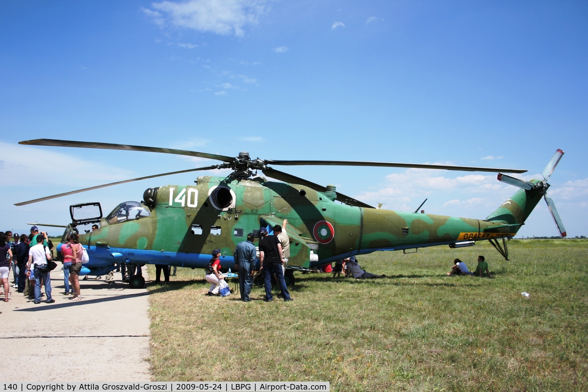 140, 1997 Mil Mi-24V Hind E C/N 150722, BIAF 09 Bulgaria Plovdiv (Krumovo) LBPG Graf Ignatievo Military Air Base
