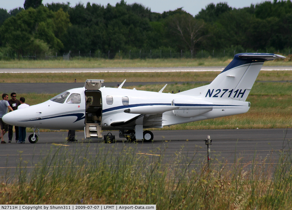 N2711H, 2008 Eclipse Aviation Corp EA500 C/N 000142, Parked at the General Aviation area...