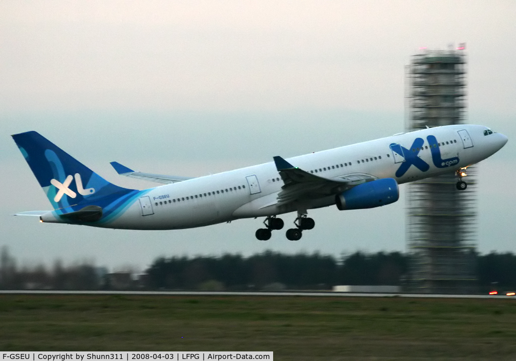 F-GSEU, 2004 Airbus A330-243 C/N 635, On take off from the South...