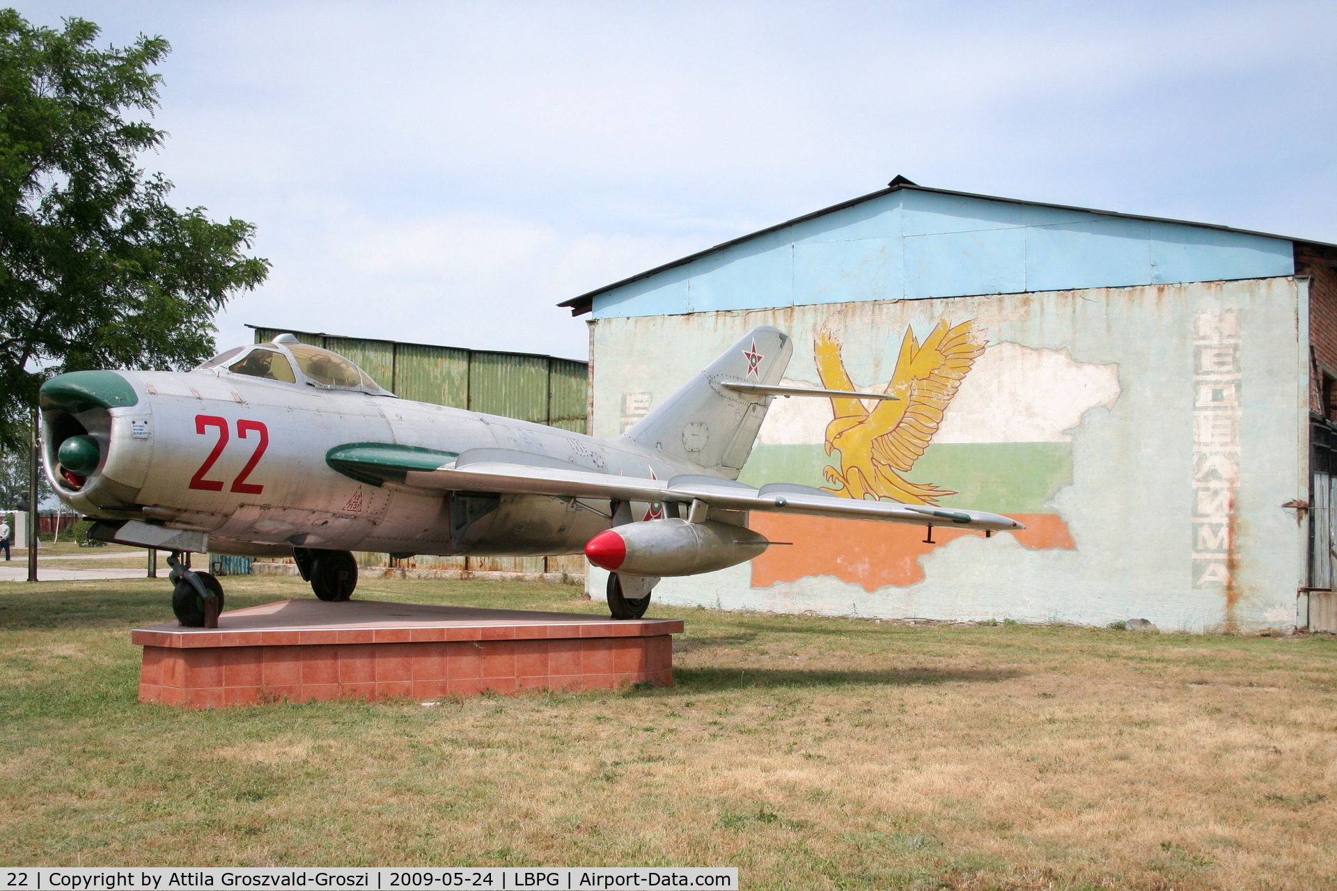 22, 1958 Mikoyan-Gurevich MiG-17PF C/N 58210414, Bulgarian Museum of Aviation, Plovdiv-Krumovo (LBPG).