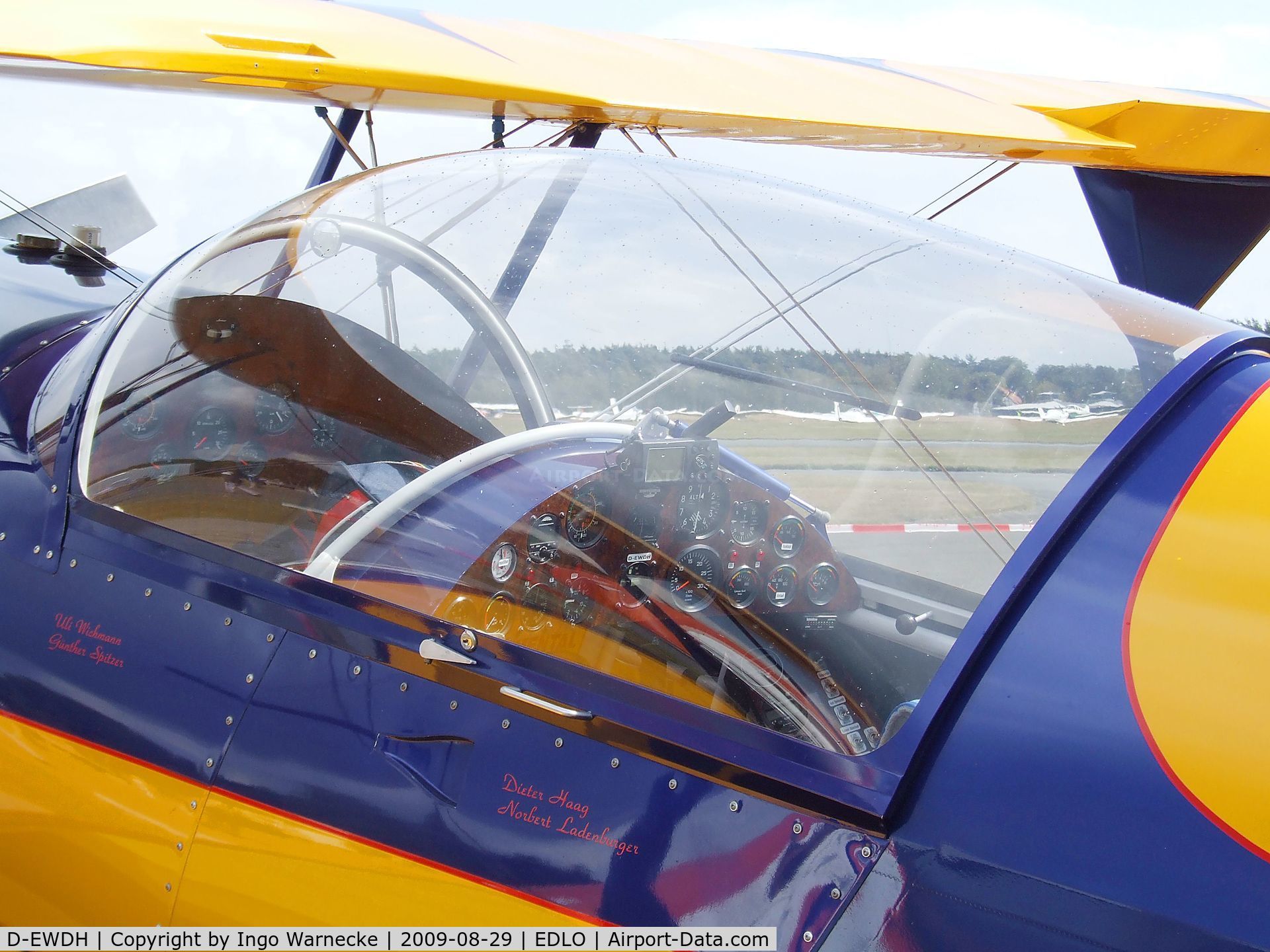 D-EWDH, Pitts Model 12 C/N 202, Pitts (Haag) Model 12 at the 2009 OUV-Meeting at Oerlinghausen airfield #c