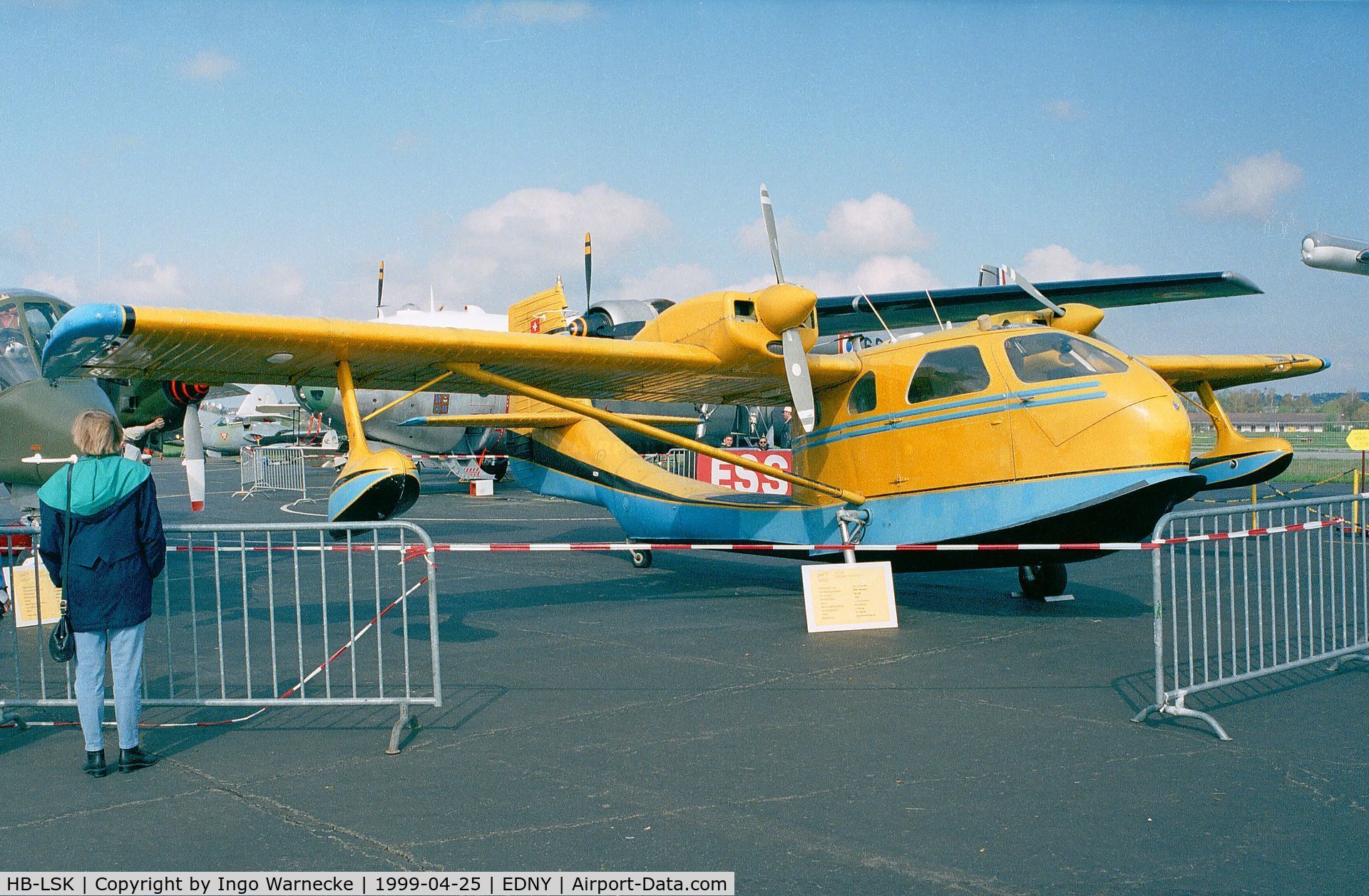 HB-LSK, 1976 STOL Aircraft UC-1 Twin Bee C/N 018, STOL Aircraft Corp. UC-1 Twin Bee at the Aero 1999, Friedrichshafen