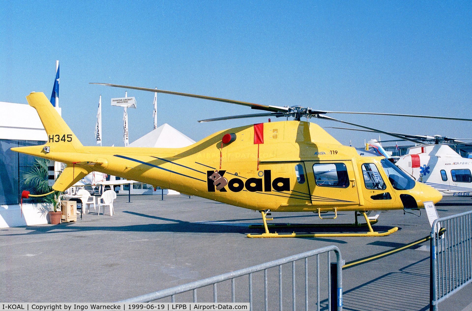 I-KOAL, 1998 Agusta A-119 Koala C/N 14003, Agusta A.119 Koala prototype at the Aerosalon 1999, Paris