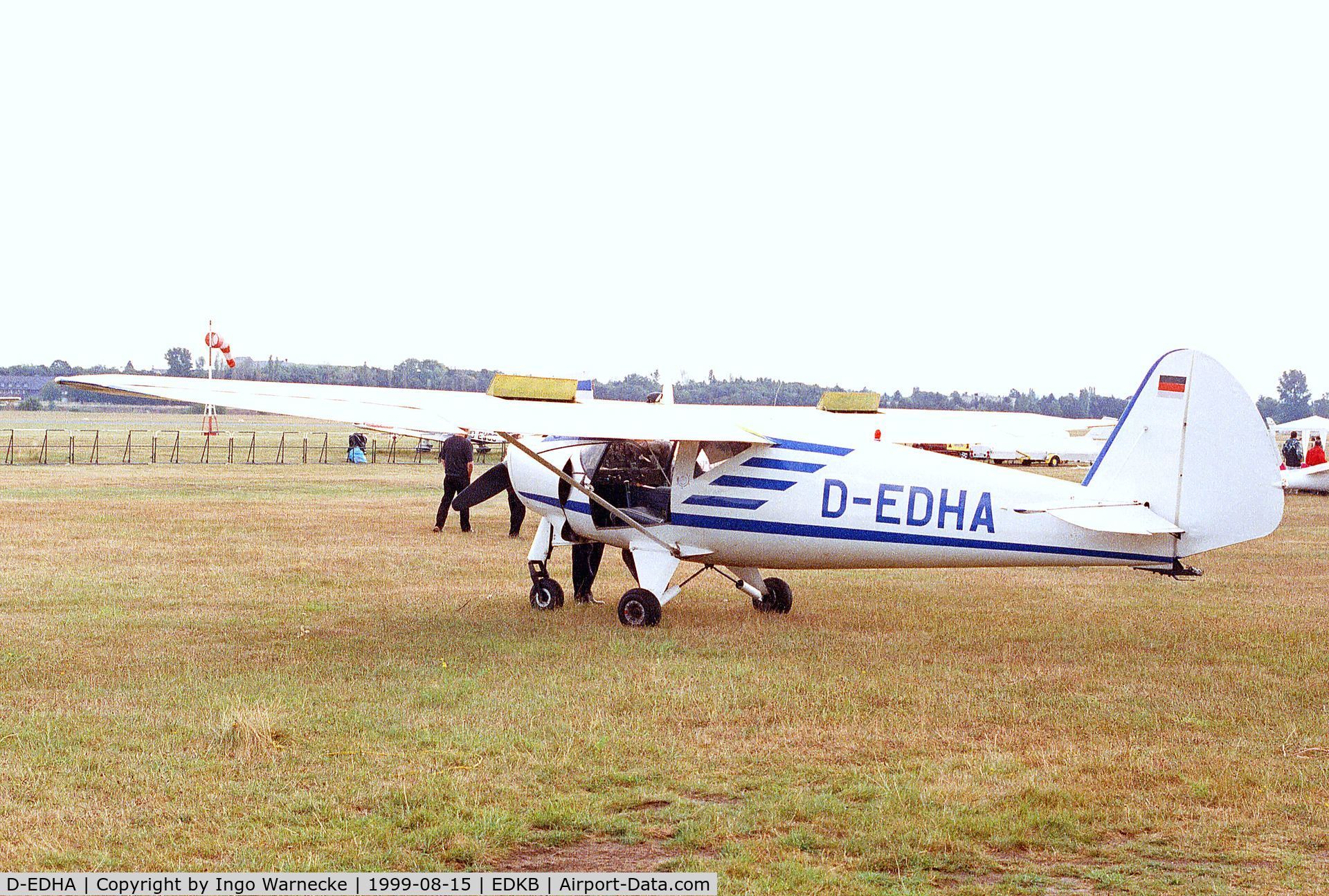 D-EDHA, Putzer Elster C C/N 040, Pützer Elster C at the Bonn-Hangelar 90-year jubilee-airshow