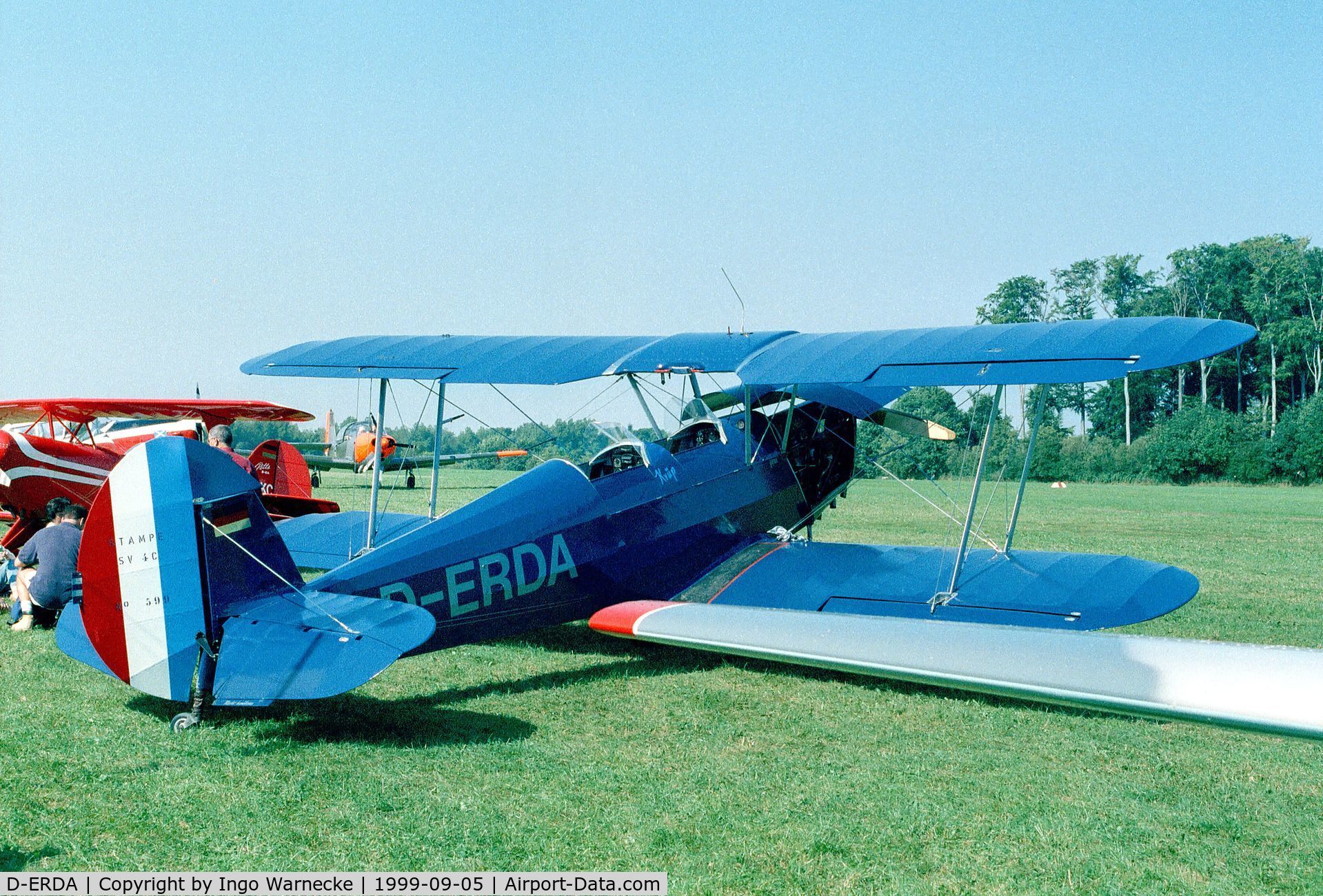 D-ERDA, 1947 Stampe-Vertongen SV-4C C/N 599, Stampe-Vertongen SV-4C at the Langenfeld airshow
