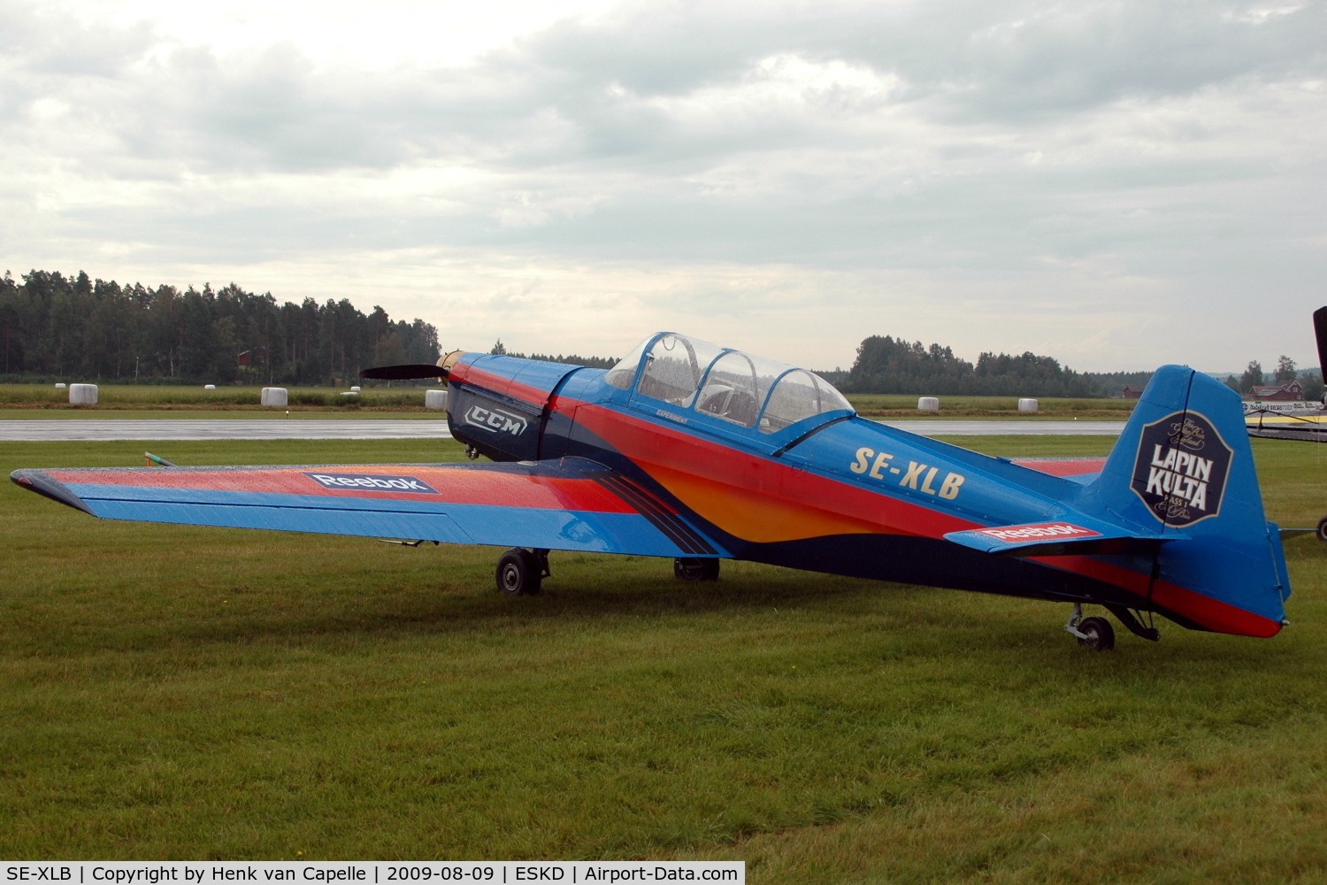 Aircraft SE-XLB (1970 Zlin Z-526F Trener Master C/N 1114-771) Photo by Henk  van Capelle (Photo ID: AC404312)