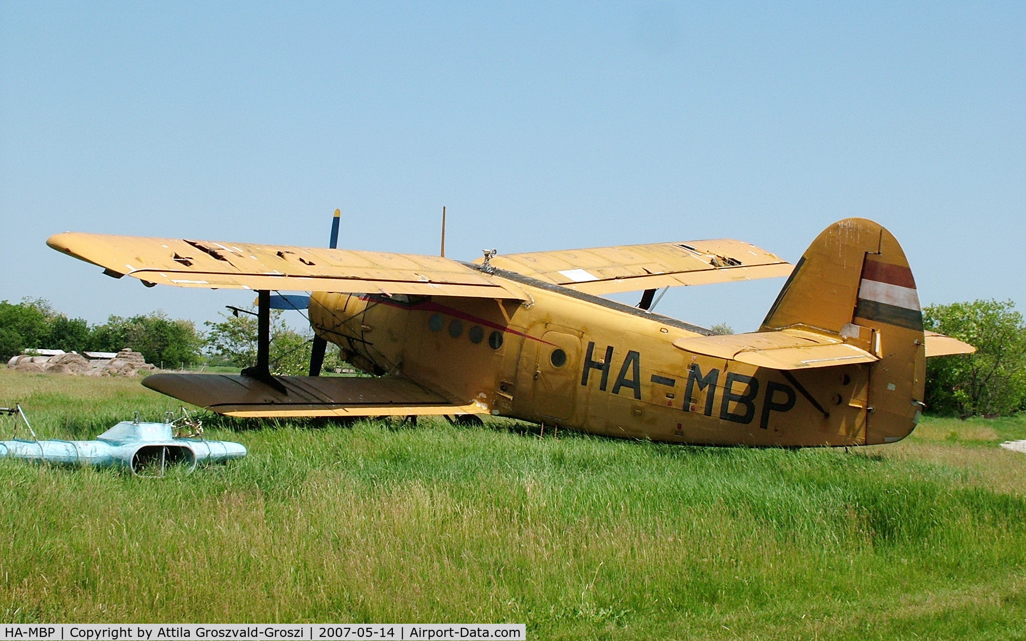HA-MBP, 1976 PZL-Mielec An-2R C/N 1G167-46, Gyomaendröd off airport