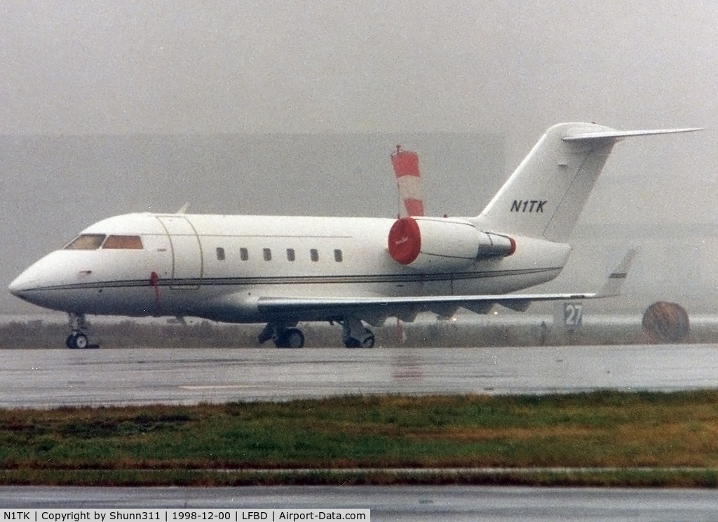 N1TK, 1988 Canadair Challenger 601-3A (CL-600-2B16) C/N 5025, Parked at the General Aviation area...