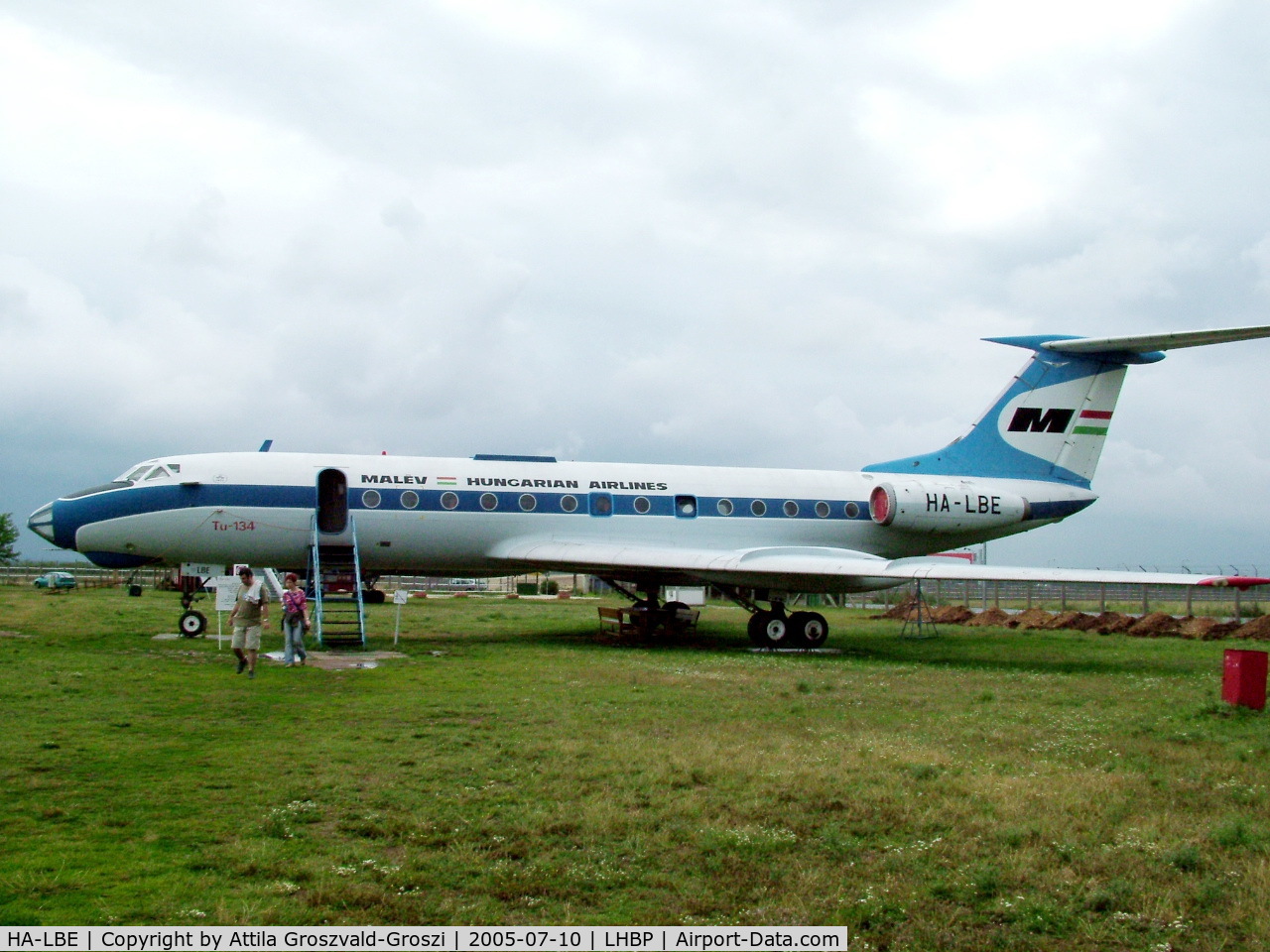 HA-LBE, 1969 Tupolev Tu-134 C/N 8350802, Ferihegy 2. International Airport, Hungary - Aircraft collection