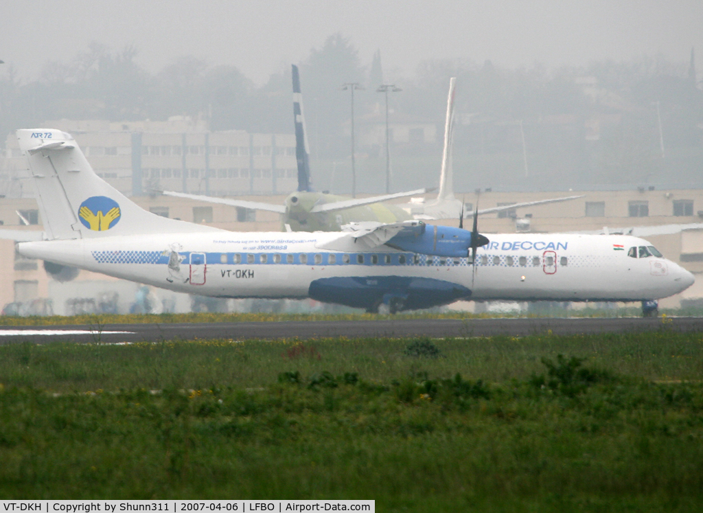 VT-DKH, 2007 ATR 72-212A C/N 739, Delivery day...