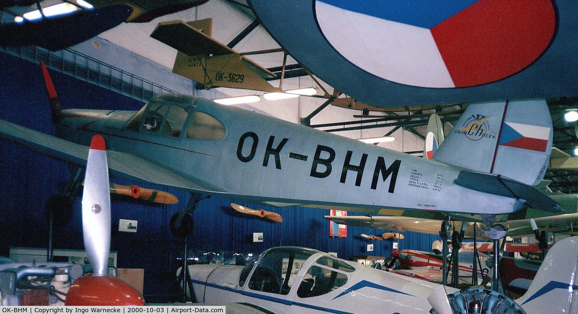 OK-BHM, Benes-Mraz M-1C Sokol C/N 127, Mraz M-1C Sokol at the Letecke Muzeum, Prague-Kbely