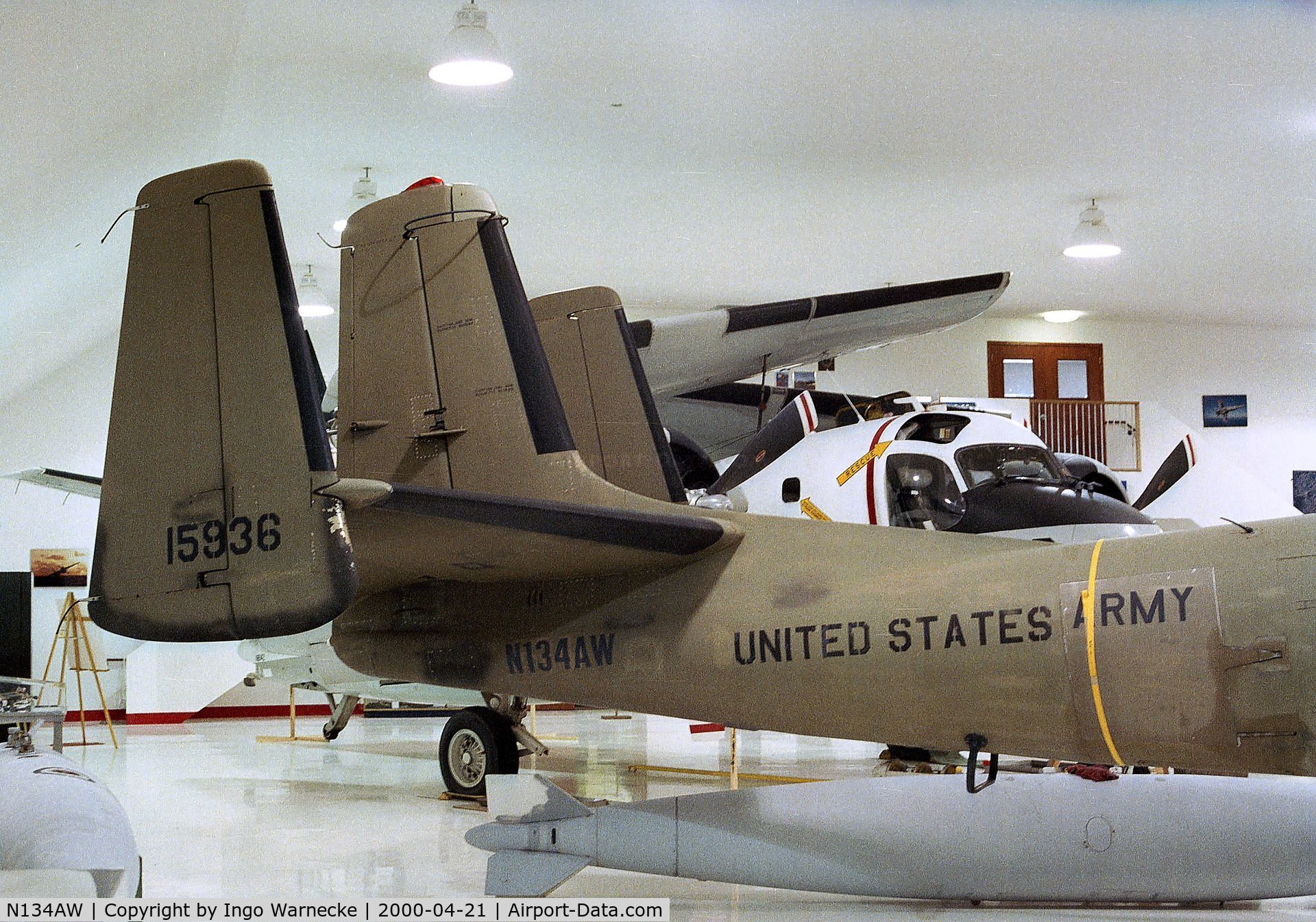 N134AW, 1969 Grumman OV-1C Mohawk C/N 140C, Grumman OV-1C Mohawk at the American Wings Air Museum, Blaine MN