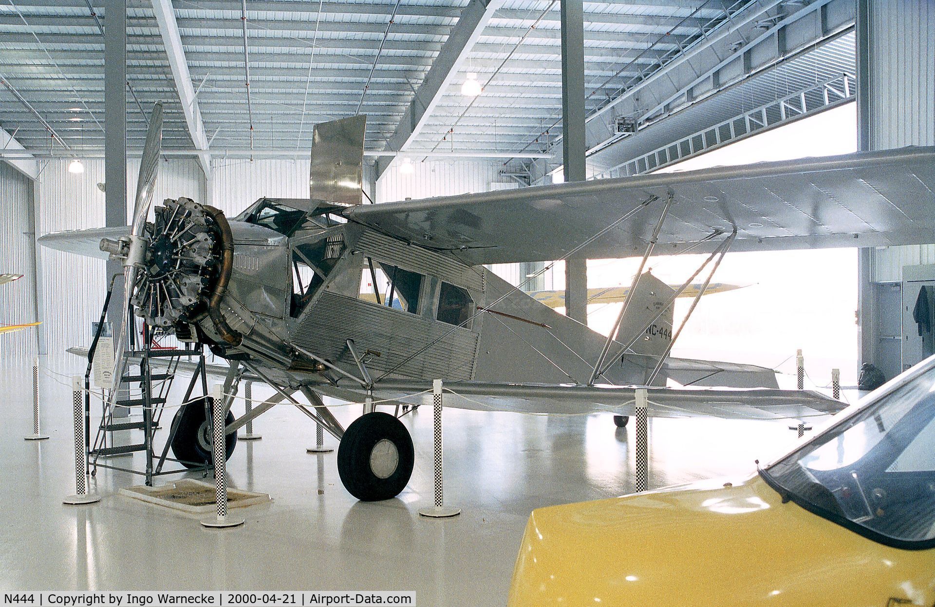 N444, 1938 Cunningham-Hall PT-6F C/N 381, Cunningham Hall PT-6F at the Golden Wings Flying Museum, Blaine MN