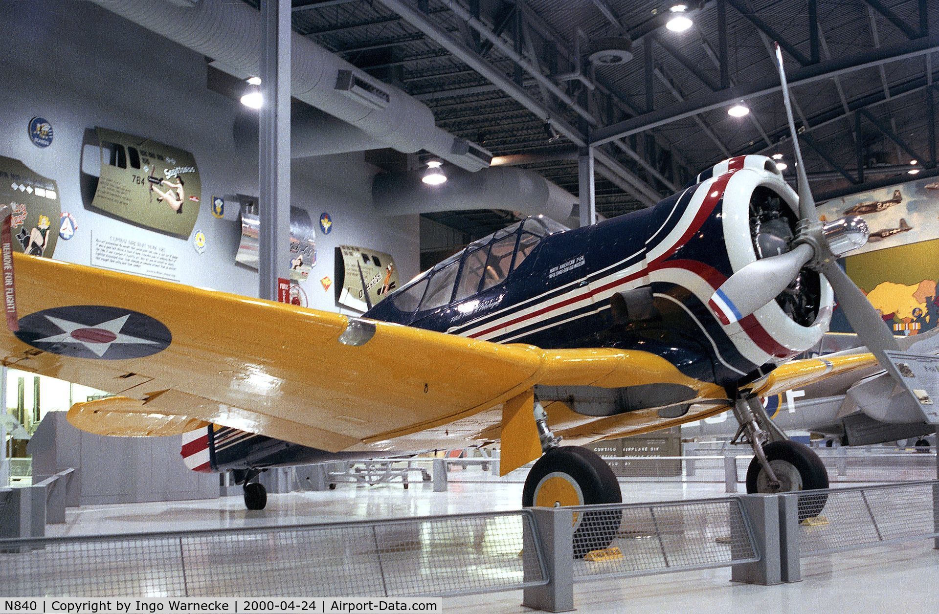 N840, 1940 North American P-64 C/N 68-3061, North American P-64 at the EAA-Museum, Oshkosh WI