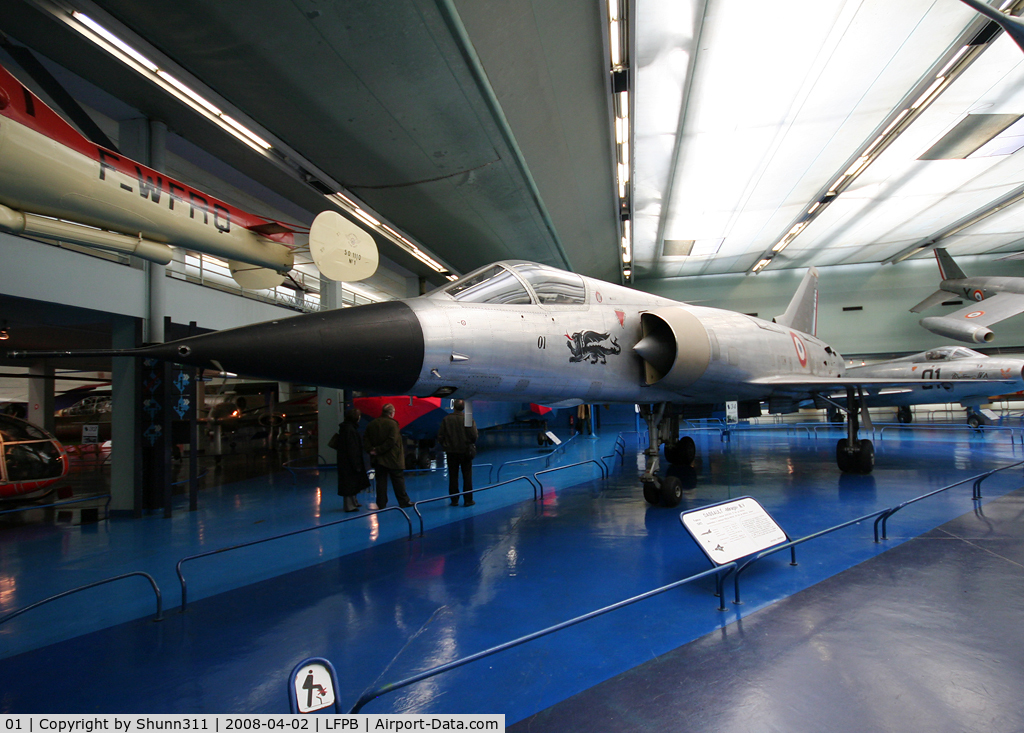 01, Dassault Mirage G8 C/N 01, Mirage IIIV preserved @ Le Bourget Museum