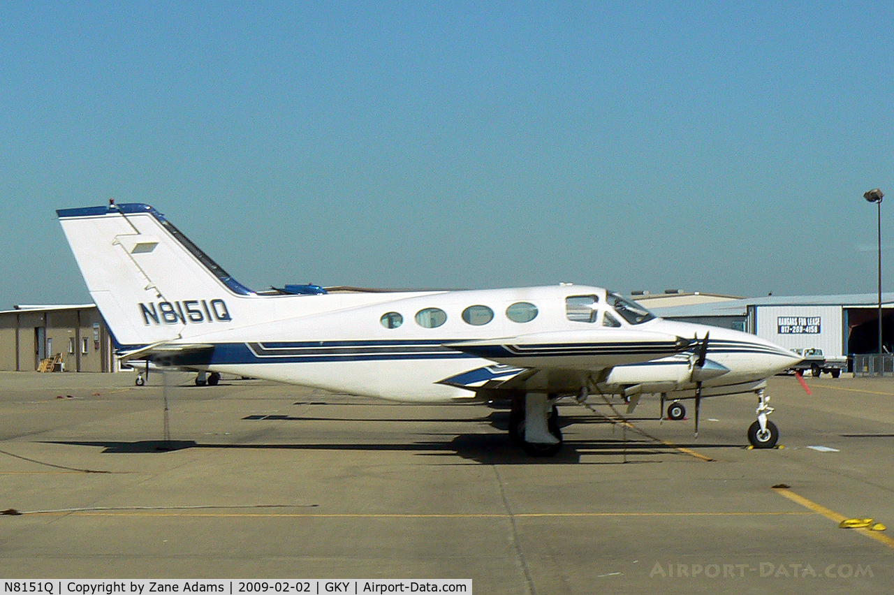 N8151Q, 1970 Cessna 414 Chancellor C/N 414-0051, At Arlington Municipal