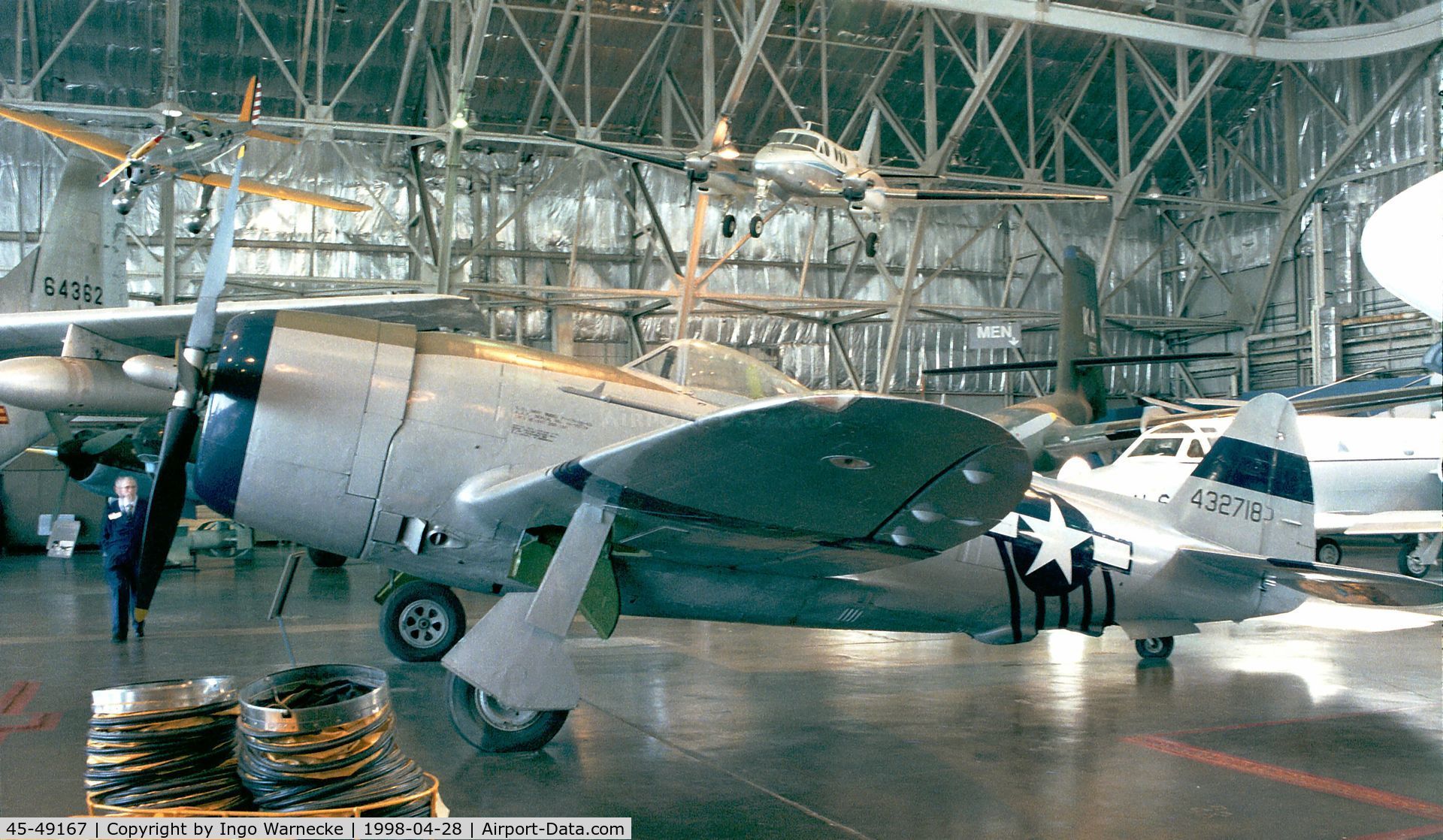 45-49167, 1942 Republic P-47D-15-RA Thunderbolt C/N 399-55706, Republic P-47D Thunderbolt of the USAAF at the USAF Museum, Dayton OH