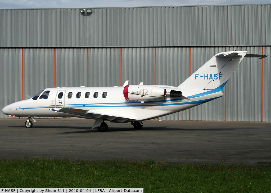 F-HASF, 2001 Cessna 525A CitationJet CJ2 C/N 525A-0015, Parked at the airport...