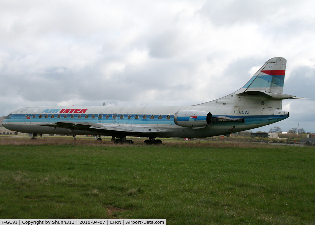 F-GCVJ, 1972 Aerospatiale SE-210 Caravelle 12 C/N 275, Preserved and with engine nacelles now...