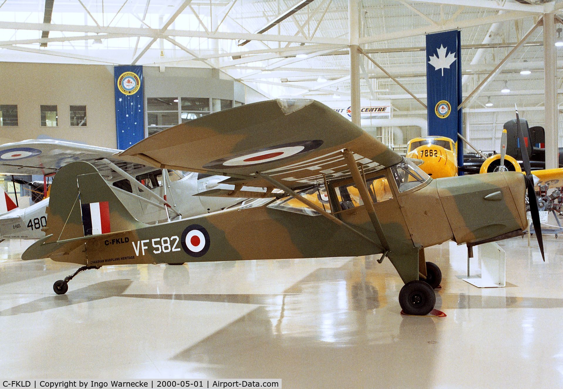 C-FKLD, 1946 Beagle A-61 Terrier 1 C/N 140 ES, Beagle-Auster A.61 Terrier at the Canadian Warplane Heritage Museum, Hamilton Ontario
