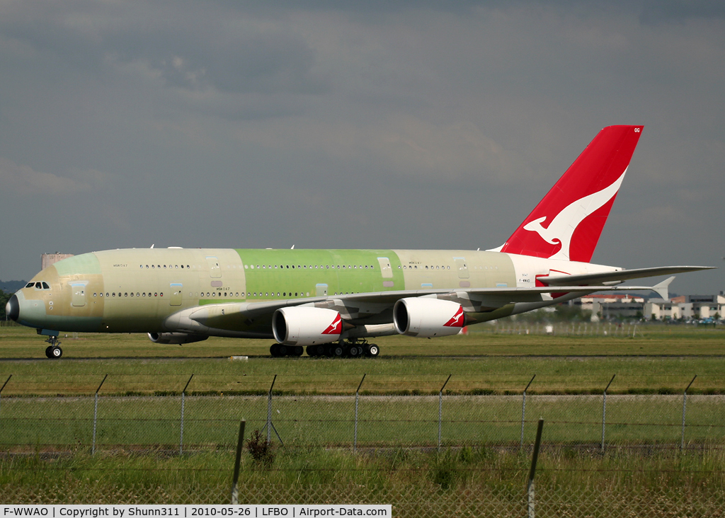 F-WWAO, 2010 Airbus A380-861 C/N 042, C/n 0047 - For Qantas as VH-OQG
