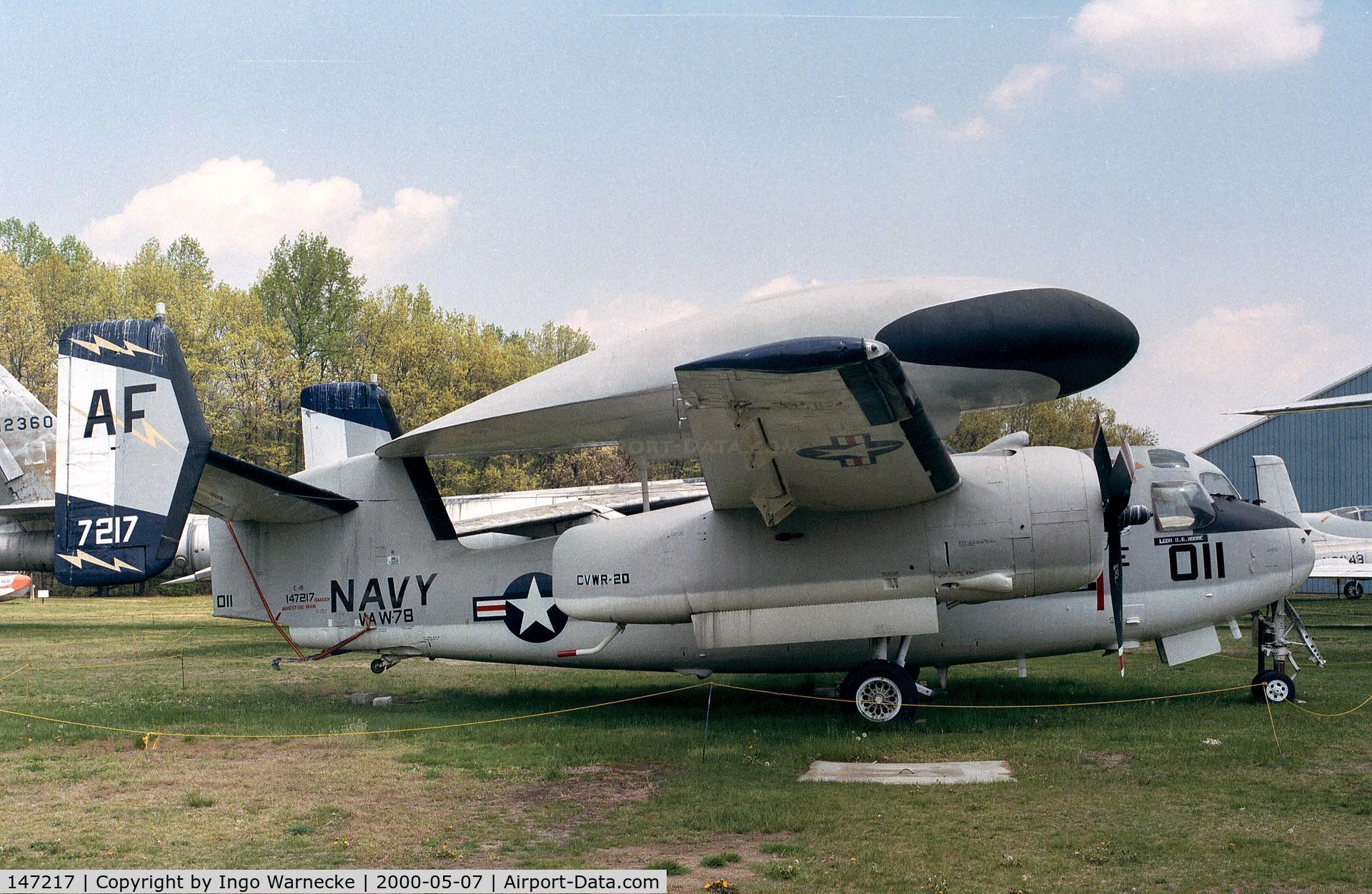 147217, 1957 Grumman E-1B Tracer (G-117) C/N 16, Grumman E-1B Tracer at the New England Air Museum, Windsor Locks CT