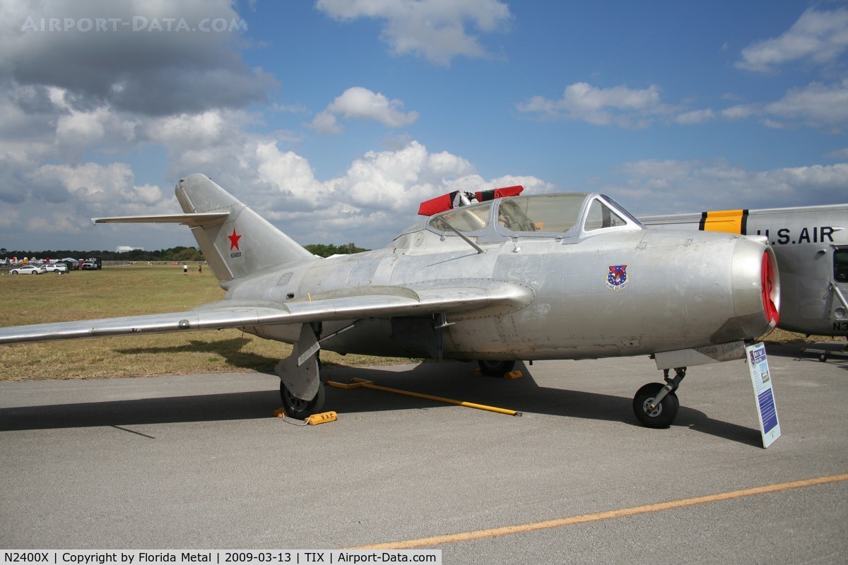 N2400X, 1953 PZL-Mielec SBLim-2 (MiG-15UTI) C/N 1A06027, Mig-15