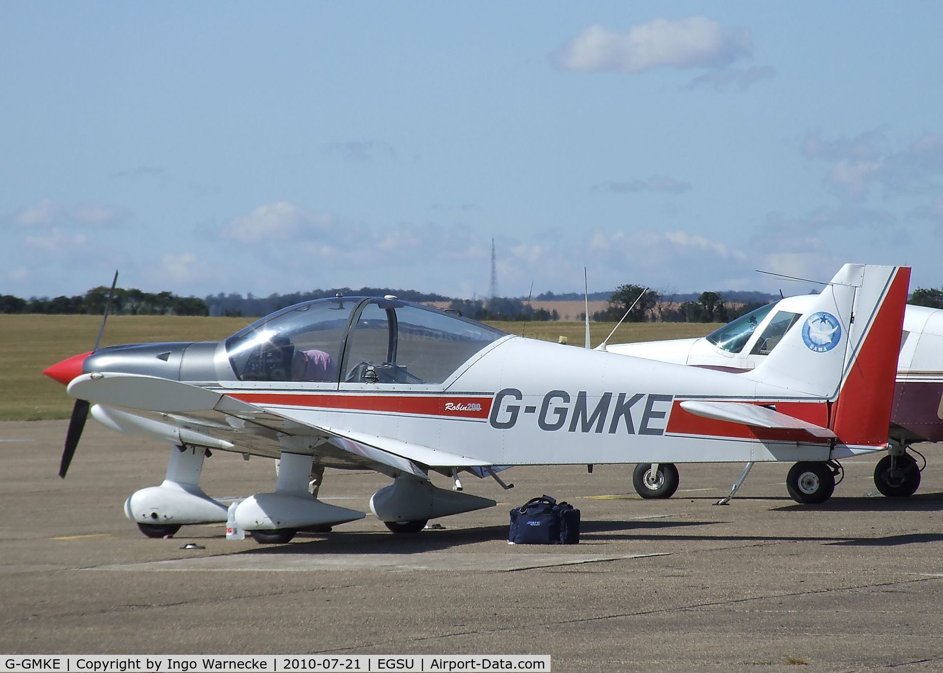G-GMKE, 1993 Robin HR-200-120B C/N 257, Robin HR.200/120B at Duxford airfield