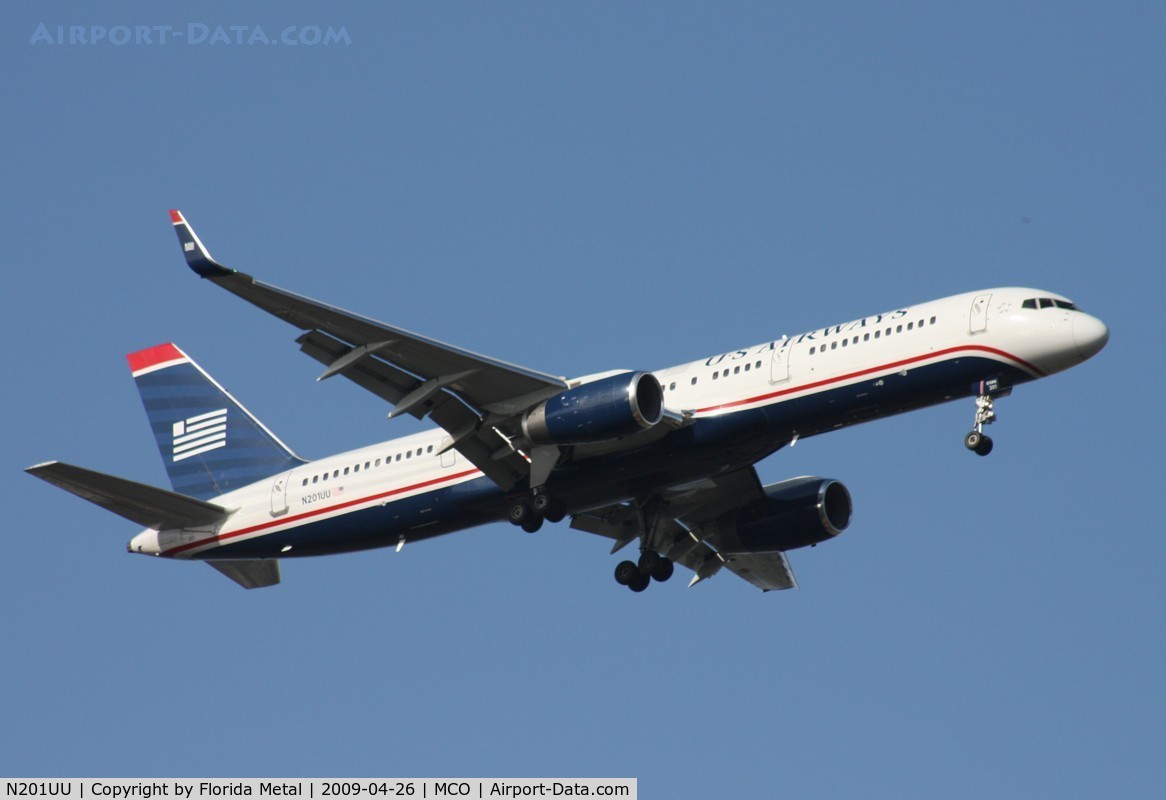 N201UU, 1995 Boeing 757-2B7 C/N 27810, US Airways 757-200