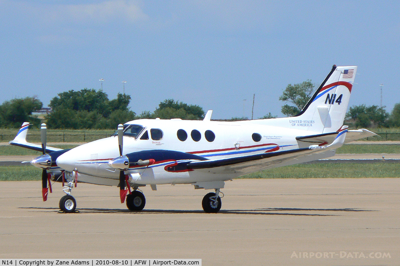 N14, Hawker Beechcraft Corp C90GTI King Air C/N LJ-1972, At Alliance Airport - Fort Worth, TX