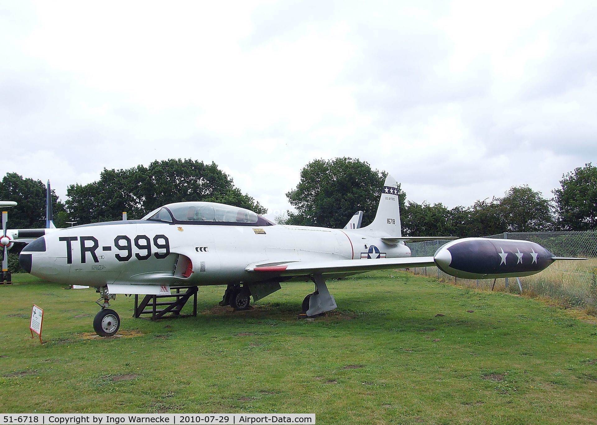 51-6718, 1951 Lockheed T-33A Shooting Star C/N 580-6050, Lockheed T-33A at the City of Norwich Aviation Museum