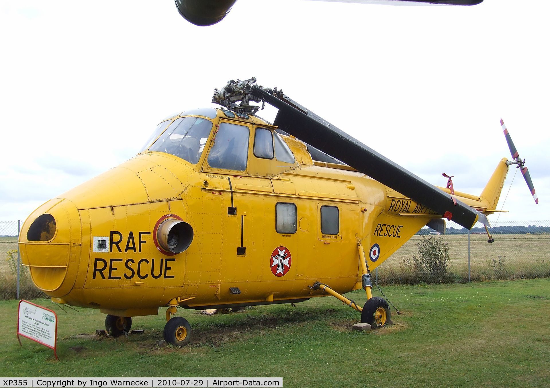 XP355, 1962 Westland Whirlwind HAR.10 C/N WA371, Westland Whirlwind HAR10 at the City of Norwich Aviation Museum