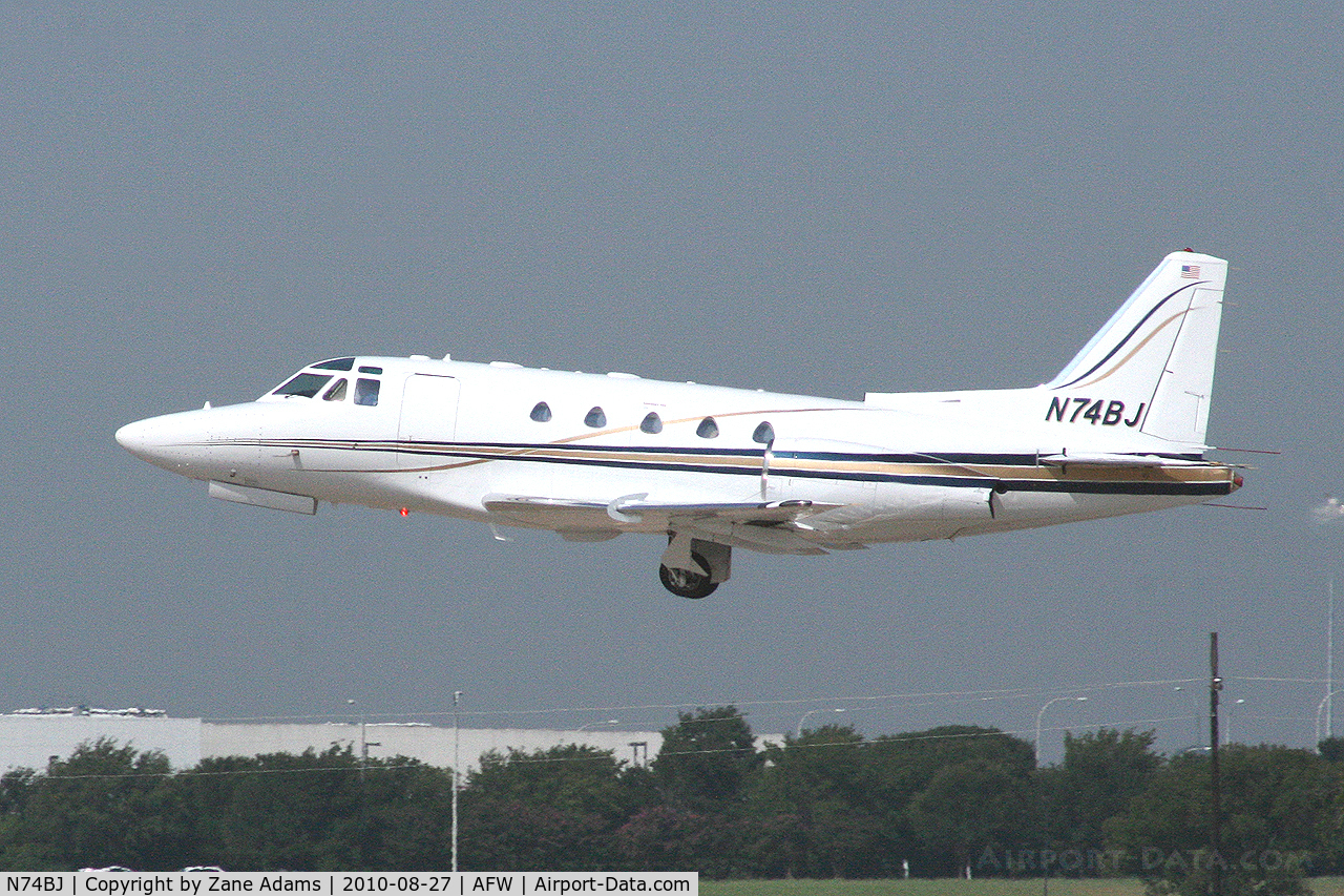 N74BJ, 1980 Rockwell International NA-265-65 Sabreliner 65 C/N 465-44, At Alliance Airport - Fort Worth, TX