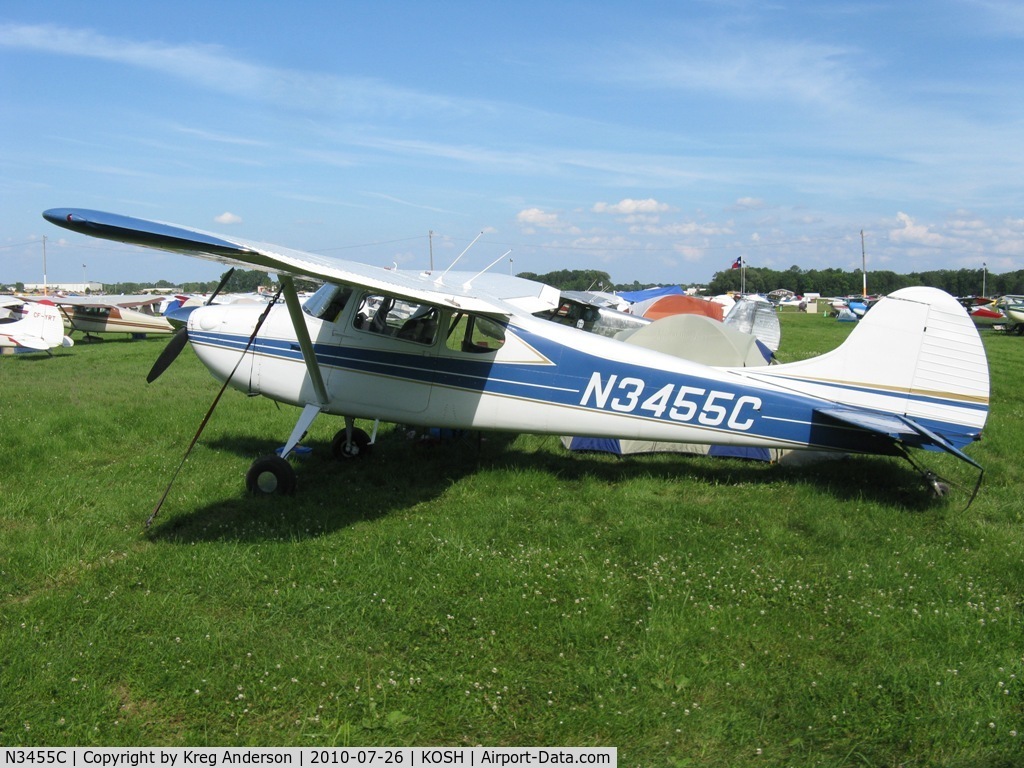 N3455C, 1954 Cessna 170B C/N 26498, EAA AirVenture 2010
