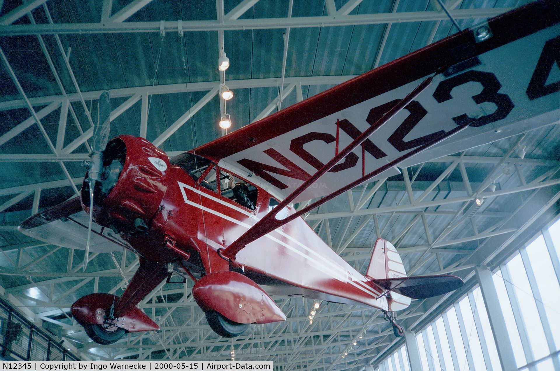 N12345, 1952 Monocoupe 110 C/N 6W43, Monocoupe 110 at the College Park MD Aviation Museum