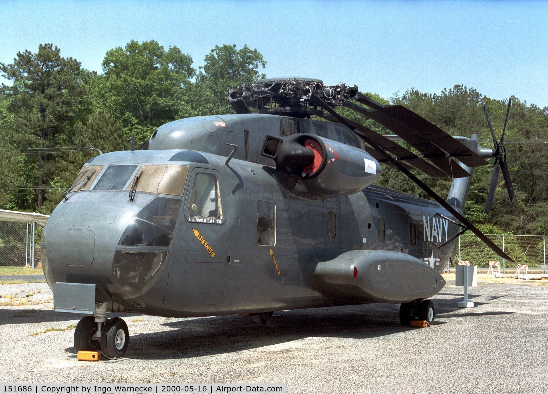 151686, Sikorsky CH-53A Super Stallion C/N 65-003, Sikorsky CH-53A Sea Stallion at the Patuxent River Naval Air Museum