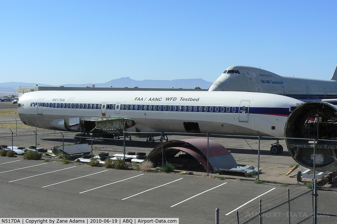 N517DA, 1978 Boeing 727-232 C/N 21433, Albuquerque International Sunport

FAA Test Subjects