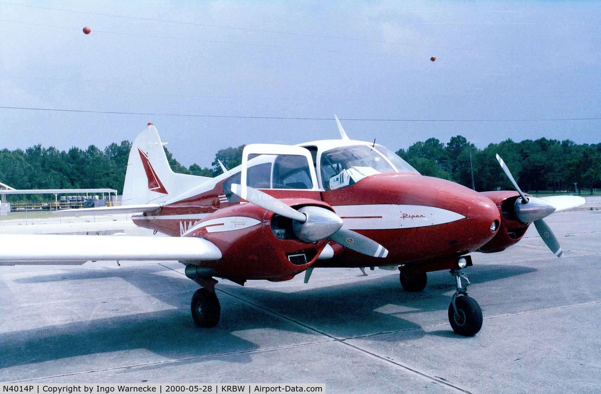 N4014P, 1958 Piper PA-23-160 Apache C/N 23-1489, Piper PA-23-160 Apache at Walterboro Airpark SC