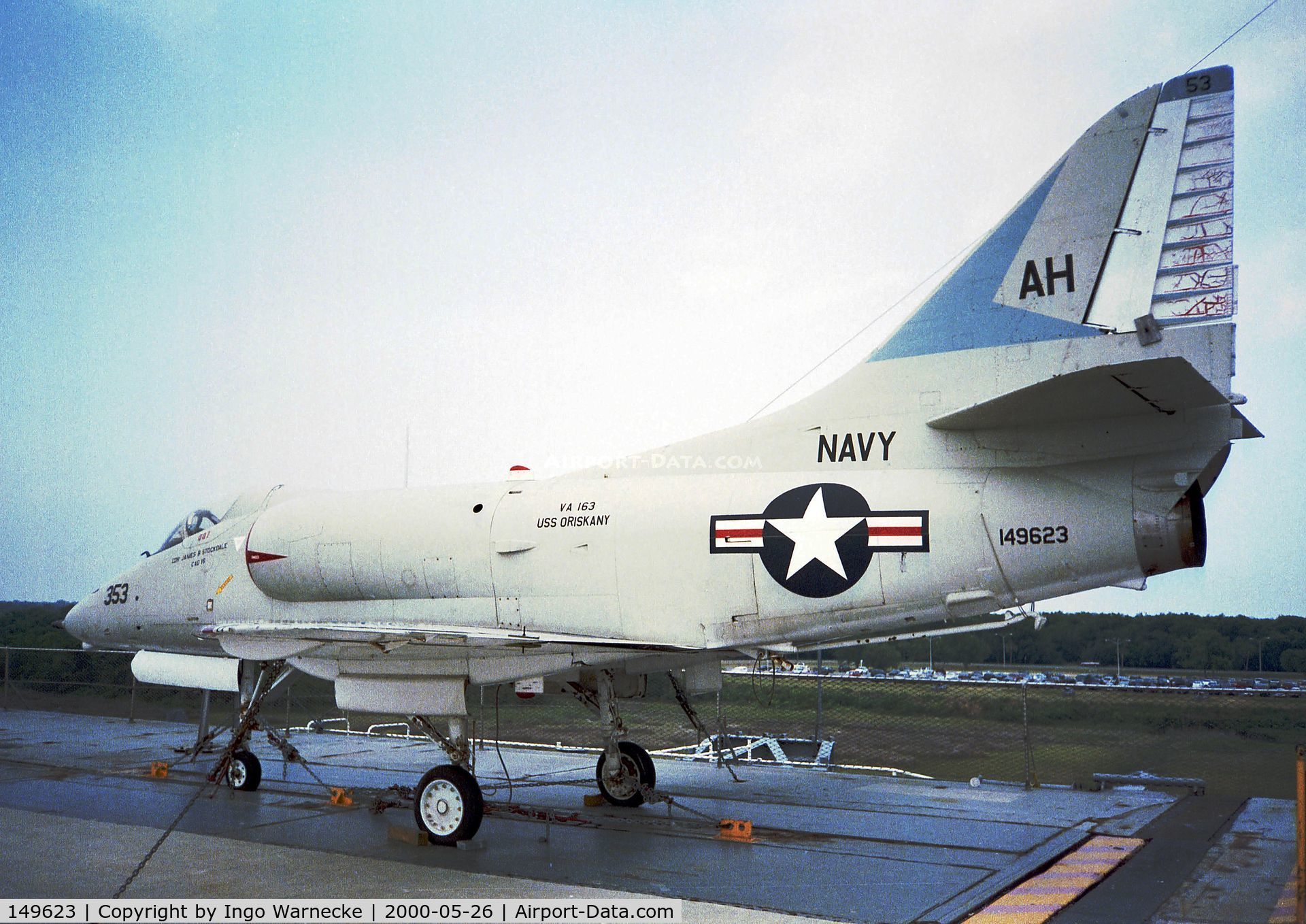 149623, Douglas A-4C Skyhawk C/N 12948, Douglas A-4C Skyhawk at the Patriots Point Museum aboard USS Yorktown