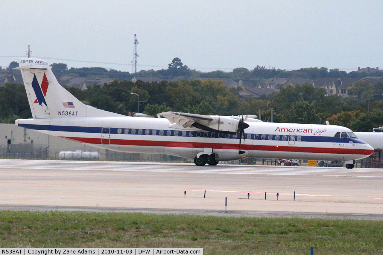 N538AT, 1997 ATR 72-212A C/N 538, American Eagle at DFW
