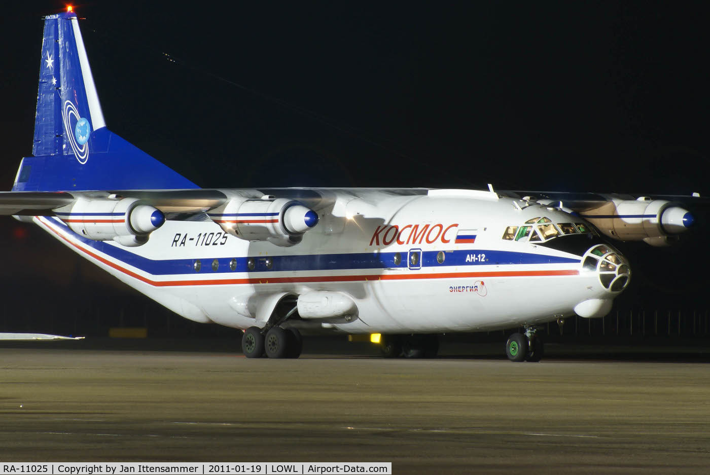RA-11025, Antonov An-12TB C/N 6344103, Kosmos An12 @ LOWL