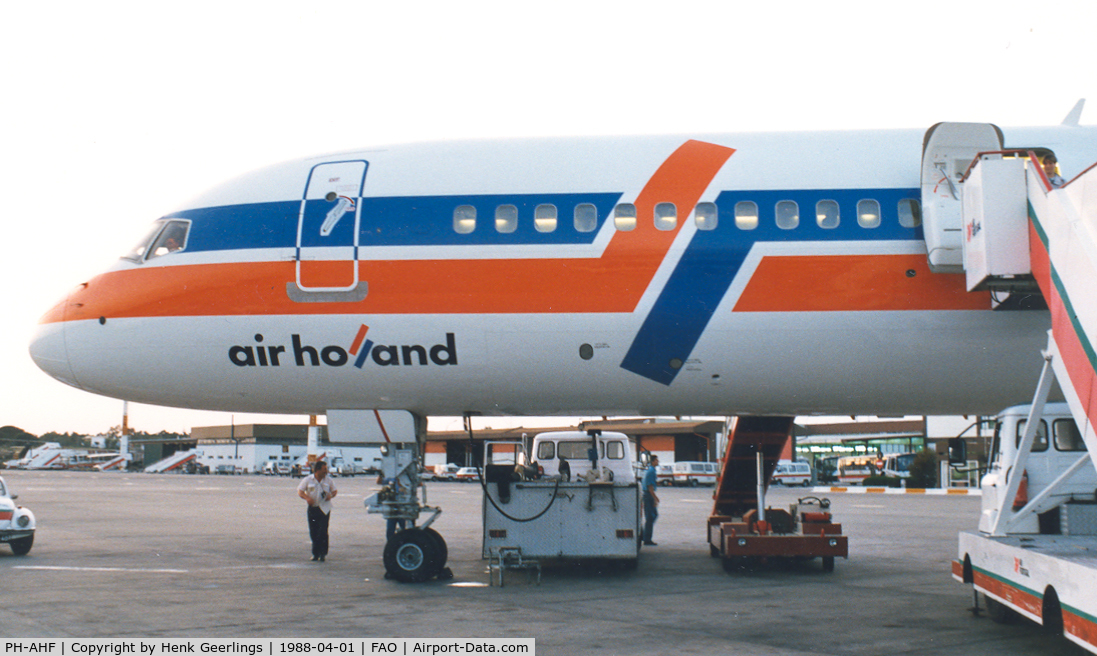 PH-AHF, 1988 Boeing 757-27B C/N 24136, Air Holland Faro Airport 1988