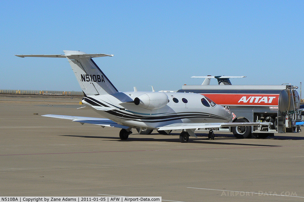 N510BA, Cessna 525 CitationJet CJ1 C/N 510-0143, At Alliance Airport - Fort Worth, TX