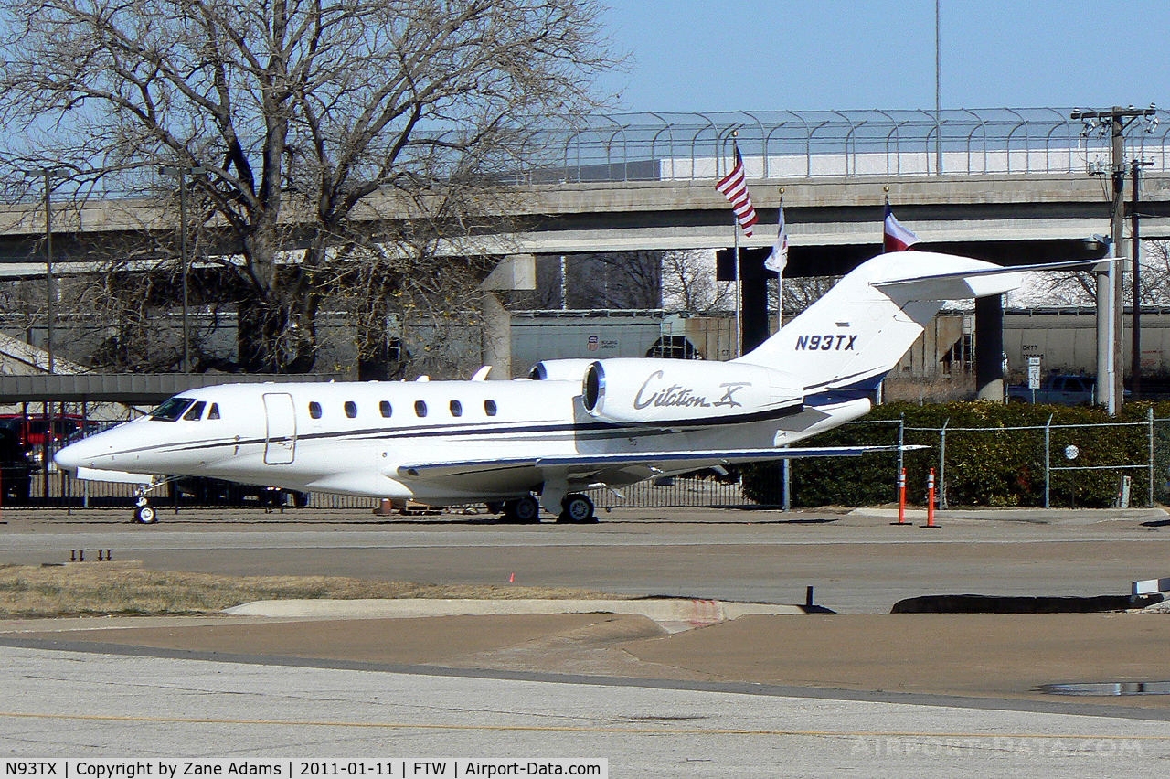 N93TX, 1999 Cessna 750 Citation X Citation X C/N 750-0099, At Meacham Field - Fort Worth, TX