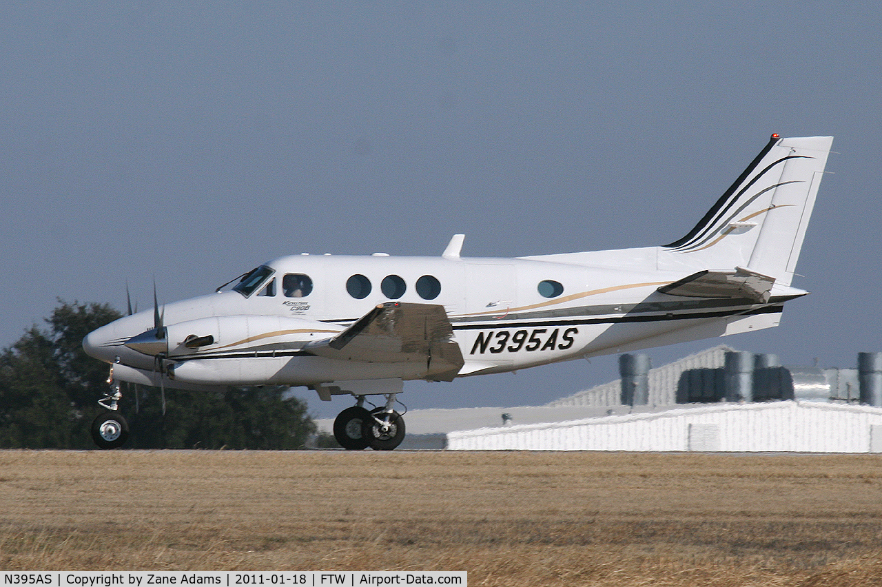 N395AS, 1999 Raytheon Aircraft Company C90A C/N LJ-1575, At Meacham Field - Fort Worth, TX