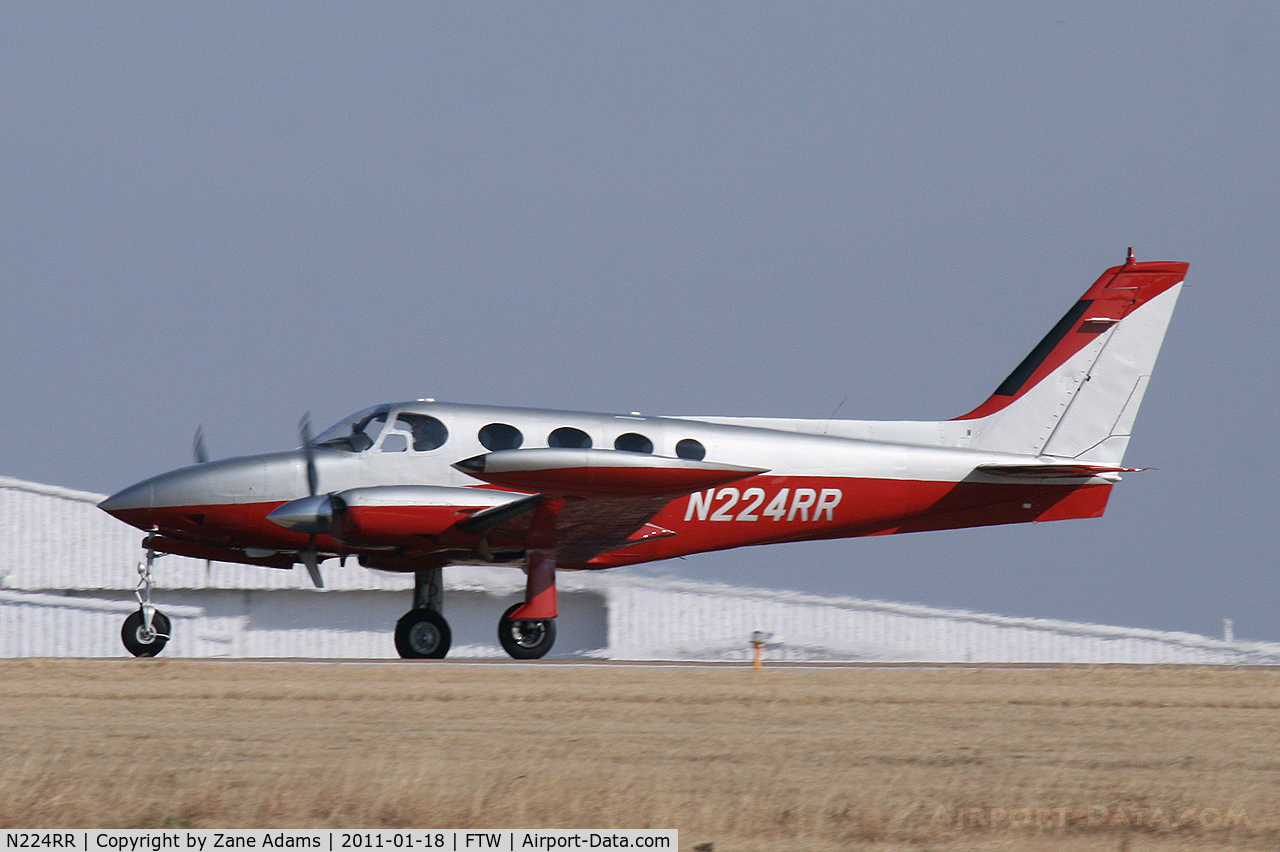 N224RR, 1972 Cessna 340 C/N 340-0046, At Meacham Field - Fort Worth, TX