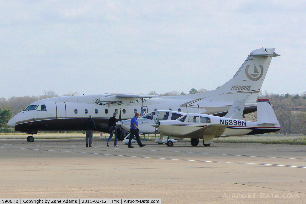 N906HB, 2001 Fairchild Dornier 328-300 328JET C/N 3179, At Tyler Pounds Field